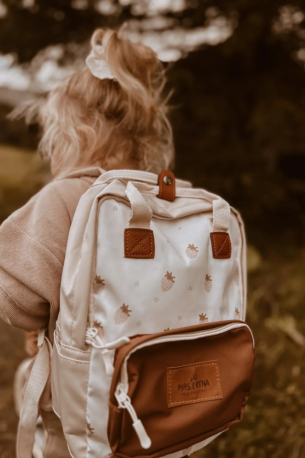 Vaikiška kuprinė „Braškytės” - Image 2