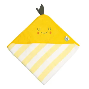 Vaikiškas gobtuvas - rankšluostis „Citrinukas“