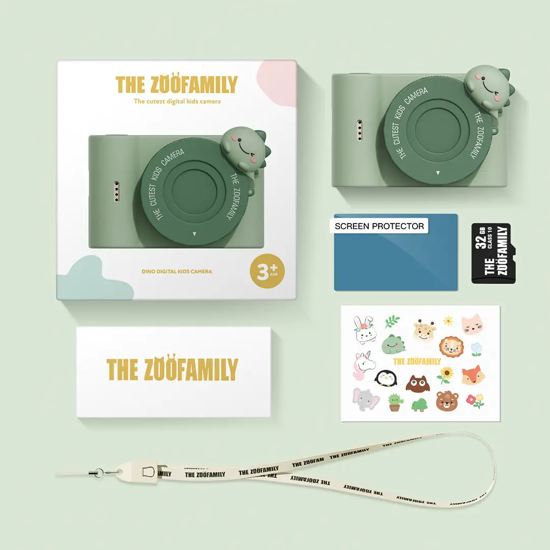 Vaikiškas fotoaparatas „Dinozauras“ - Image 4
