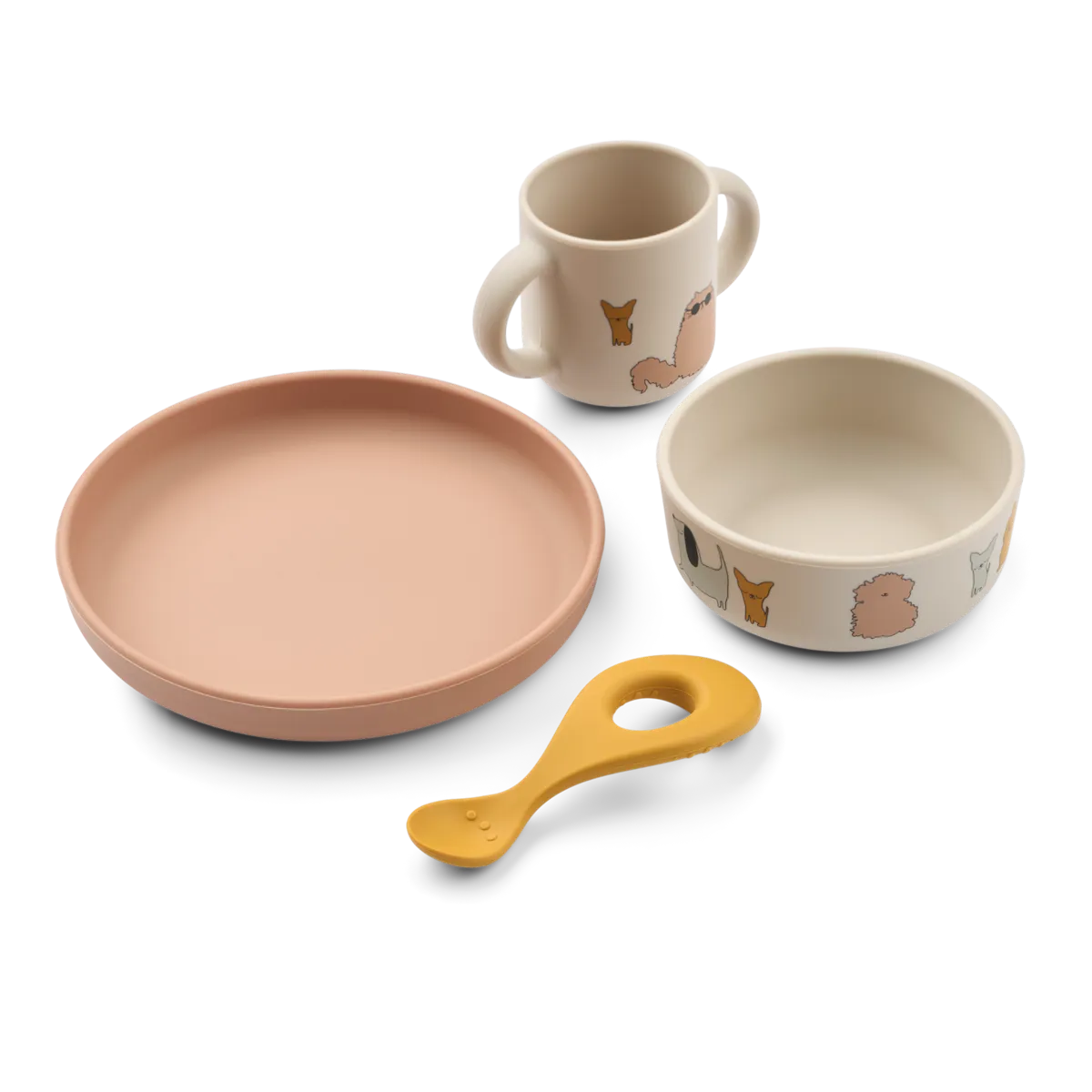 Indų rinkinys „Katės ir šunys“