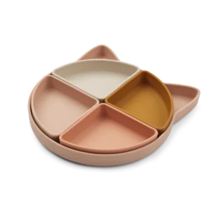 Lėkštė su skyriais ,,Rausva katytė“