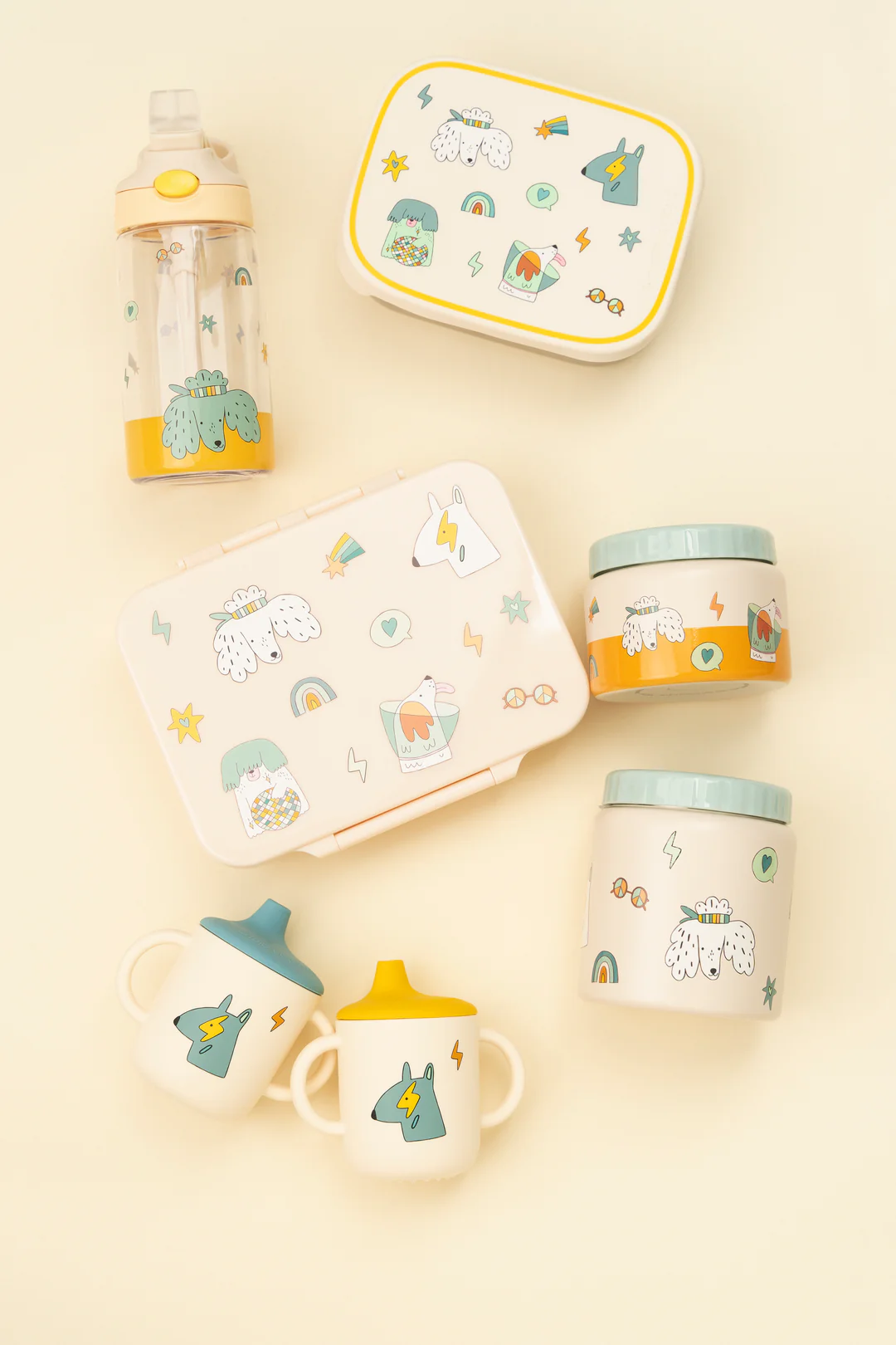 Nerūdijančio plieno pietų dėžutė „Šunys“ - Image 6