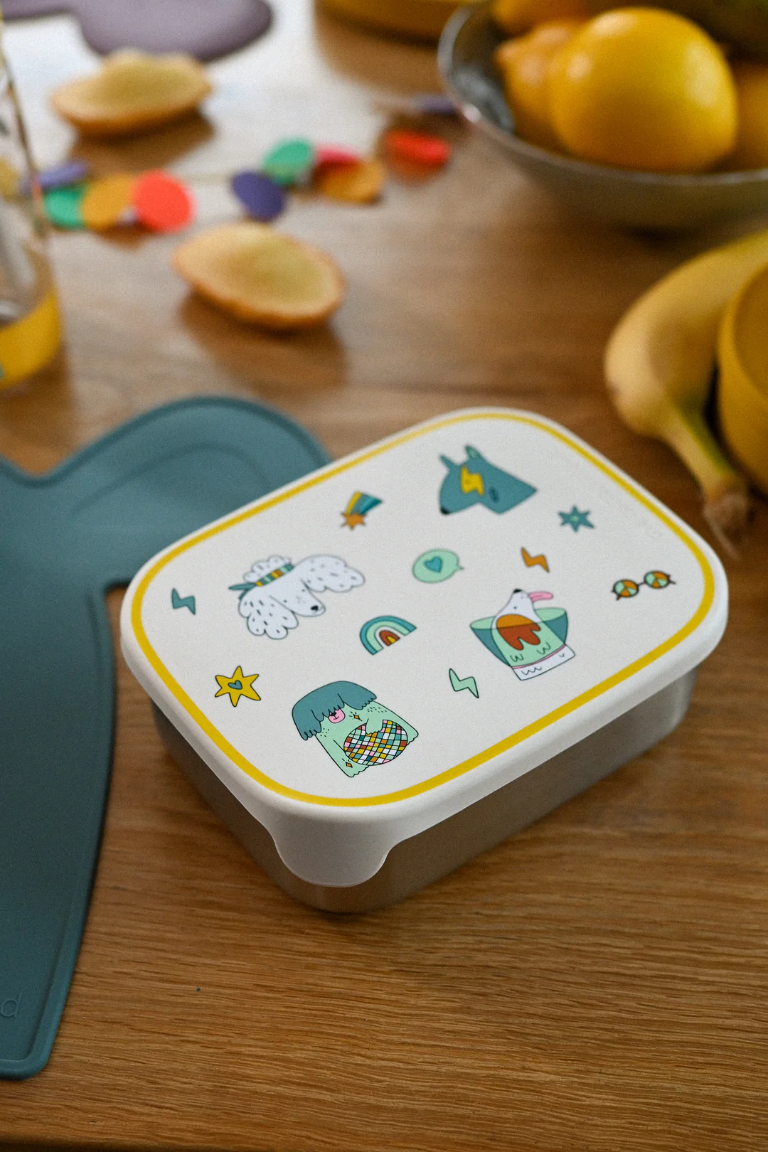 Nerūdijančio plieno pietų dėžutė „Šunys“ - Image 5