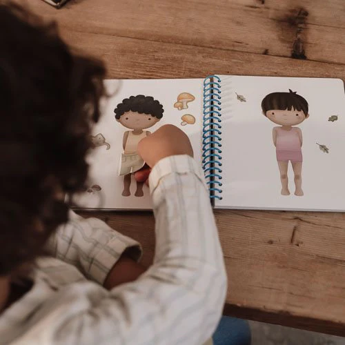 Aprengimo ir lipdukų knygelė „Miško draugai“ - Image 3