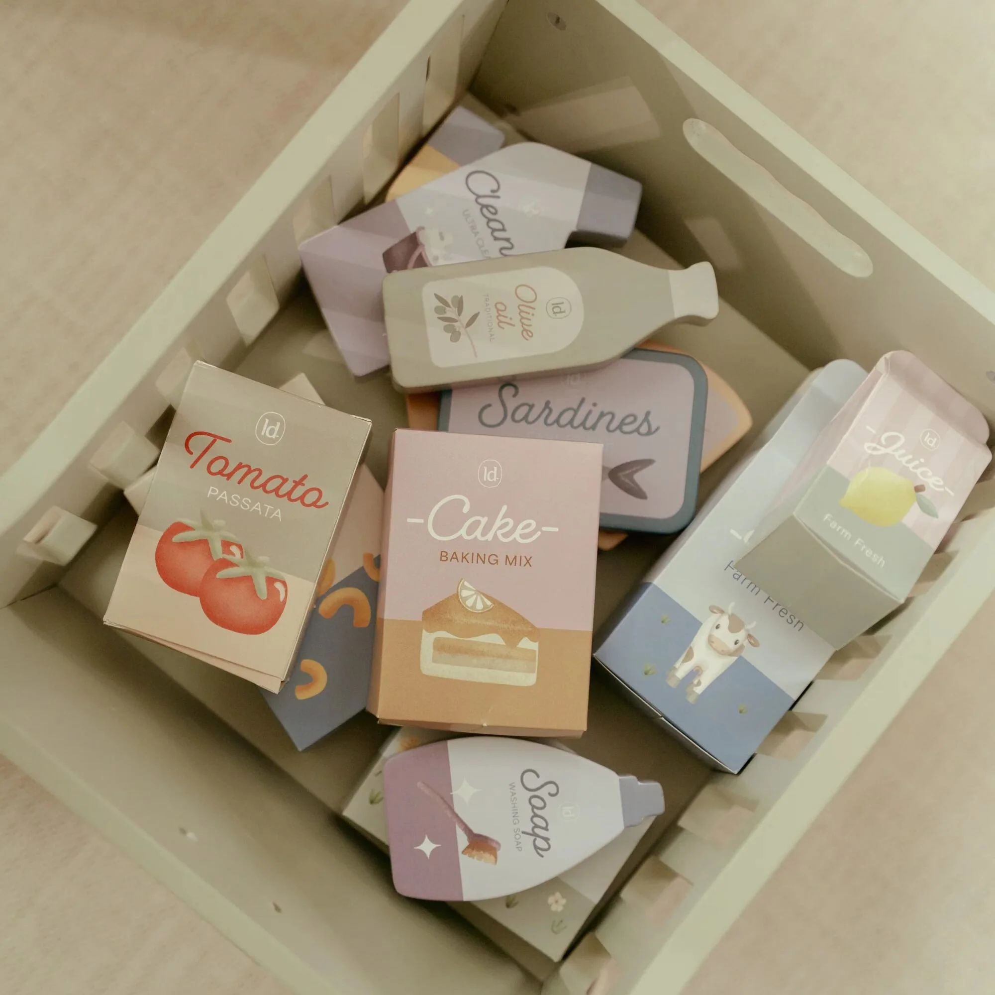 Medinis pirkinių vežimėlis „Mažasis pirkėjas“ - Image 6