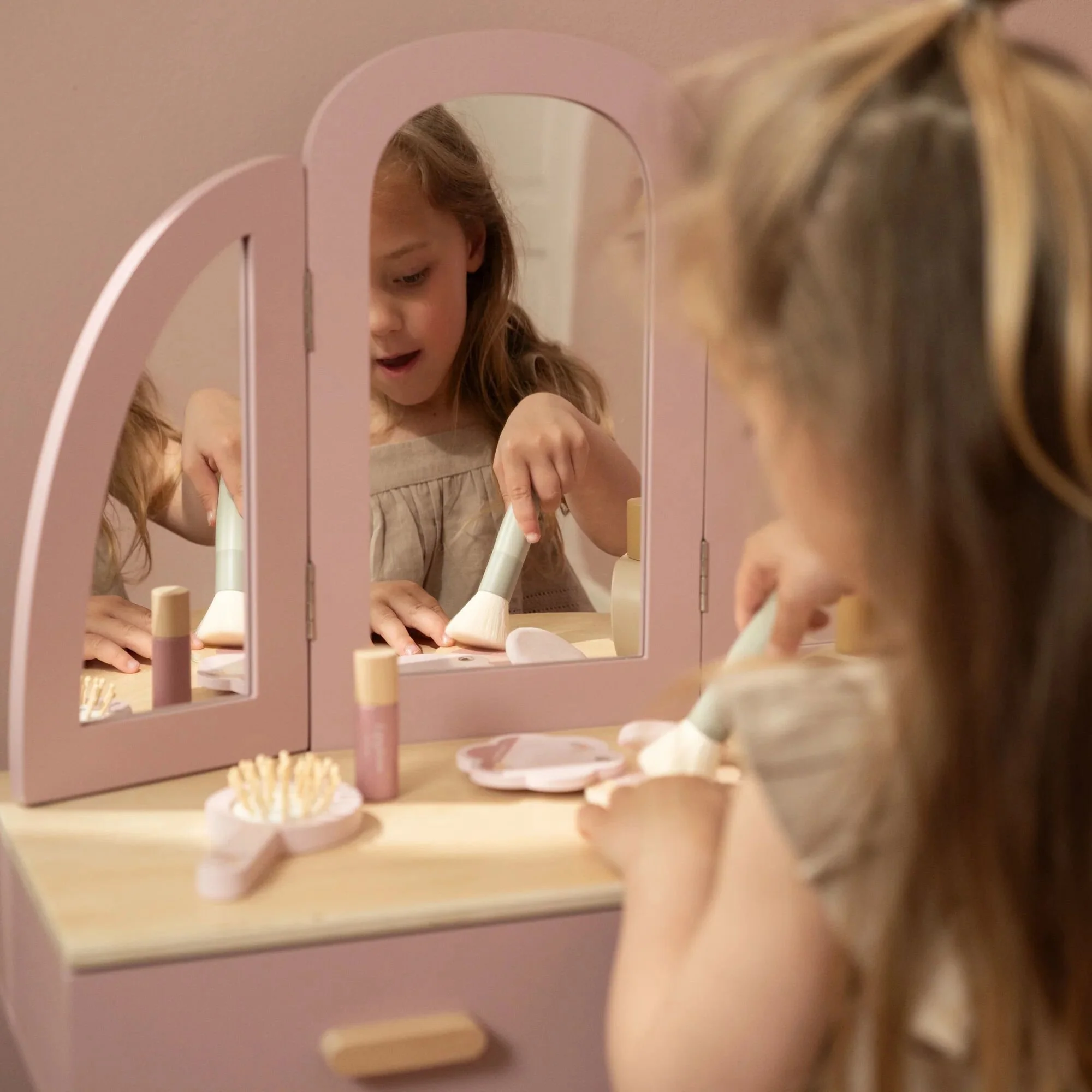 Medinis kosmetinis staliukas „Grožio kampelis“ - Image 4