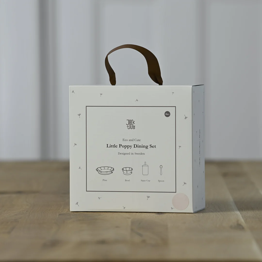 Valgymo indelių komplektas „Kreminė gėlė“ - Image 4