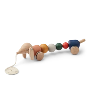 Medinis traukiamas žaislas „Šuniukas“