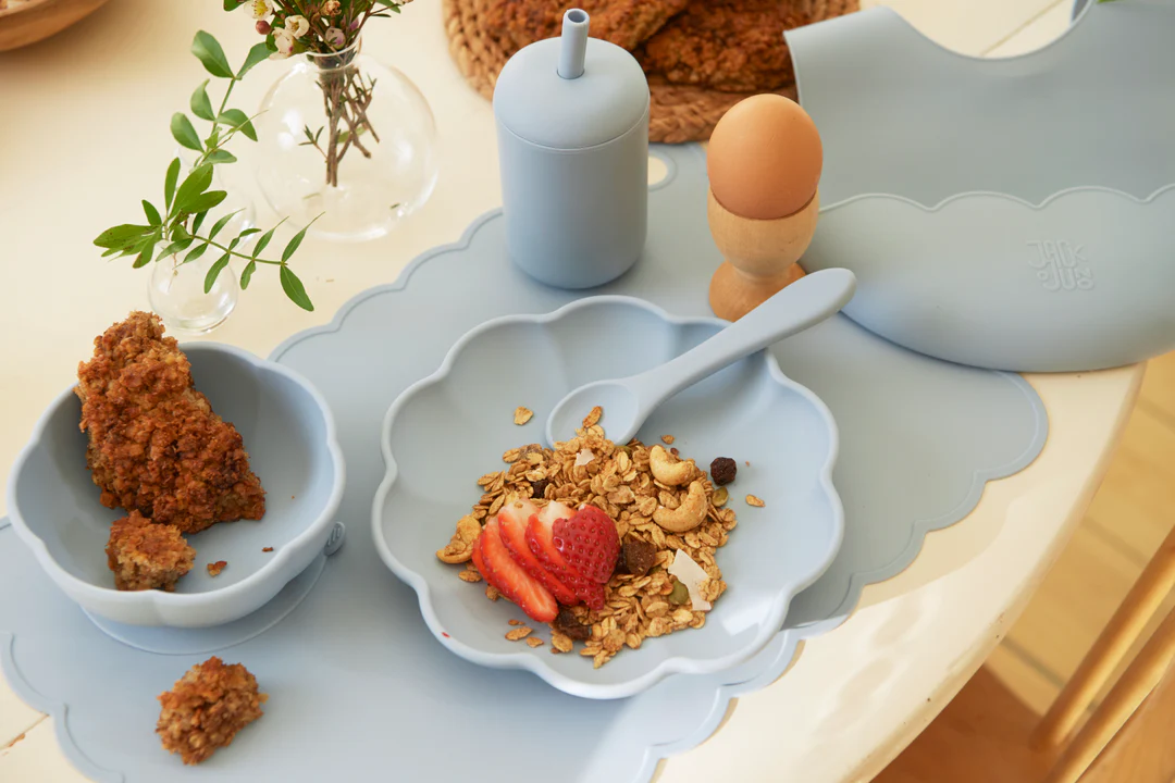 Valgymo indelių komplektas „Mėlyna gėlė“ - Image 3