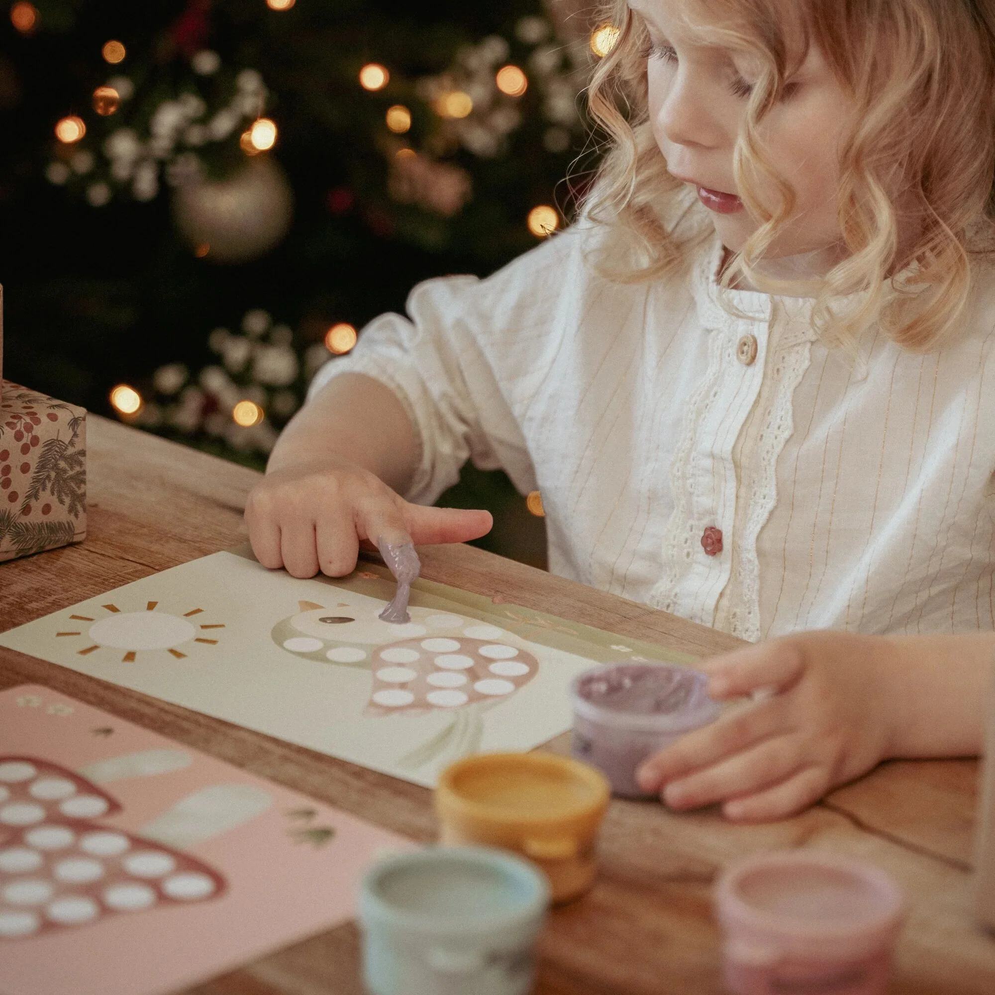 Pirštukų dažų rinkinys „Pasakų sodas“ - Image 6