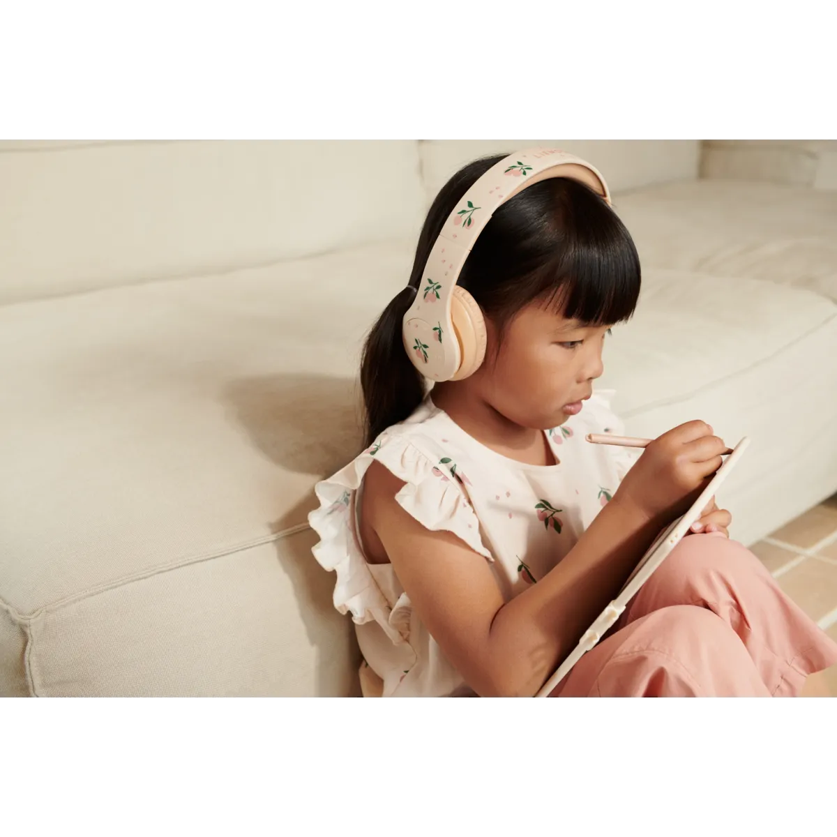 Belaidės ausinės ,,Persikas'' - Image 5