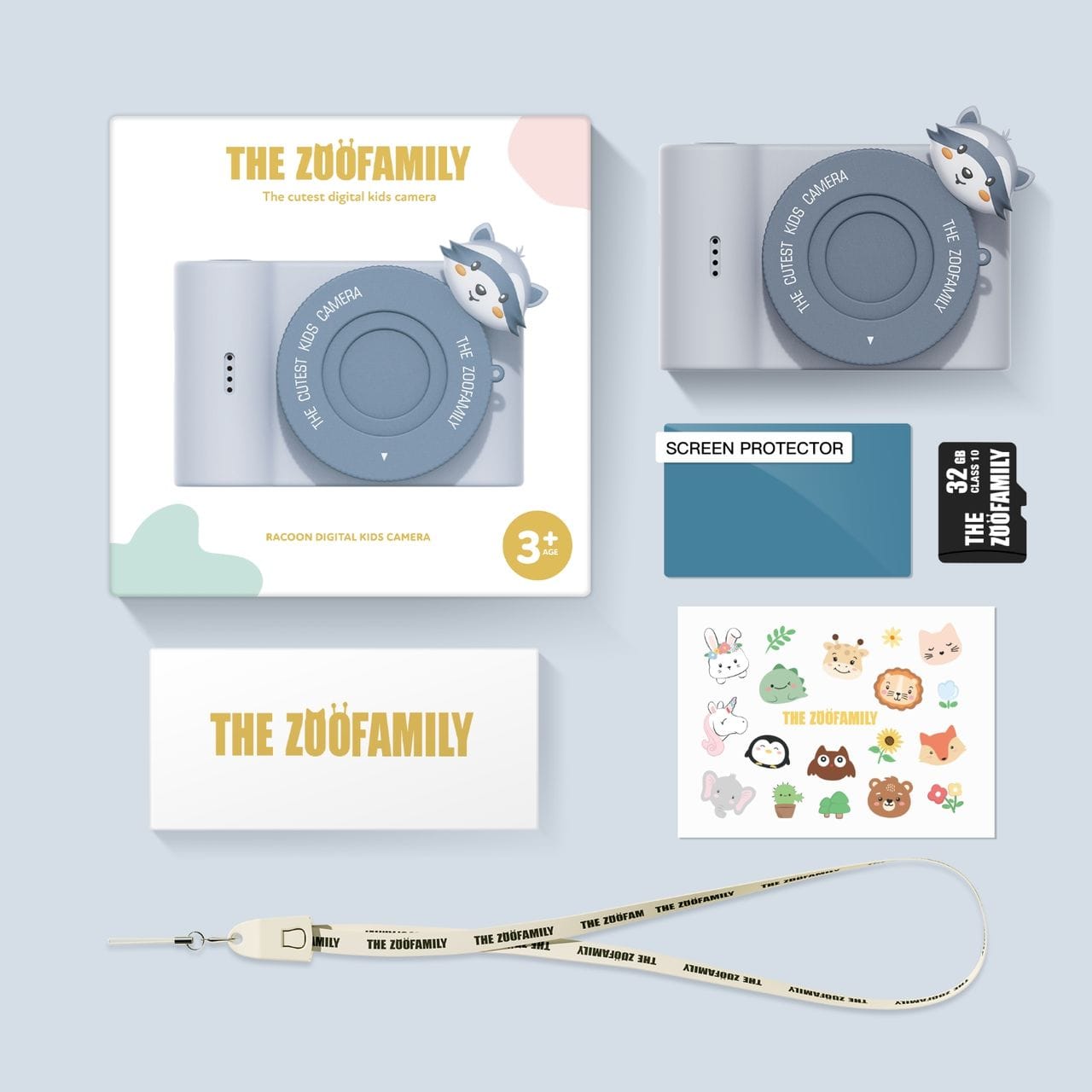 Vaikiškas fotoaparatas „Meškėnas“ - Image 5